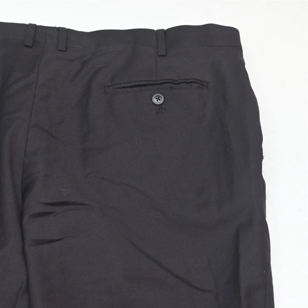 Joseph Abboud 50R 42x29 Purple Zip Pocket Stretch Wool Travel Soft Shoulder Suit